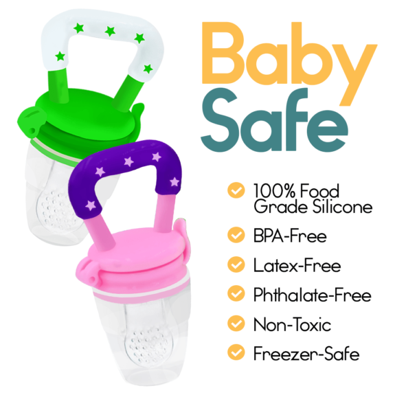 Fruit Feeder & Finger Brush For Baby - Image 5